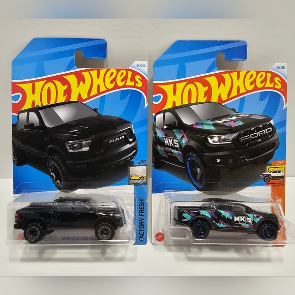 Hot Wheels | Toys | Hot Wheels Bundle Dodge Ram Rebel And Ford Ranger ...
